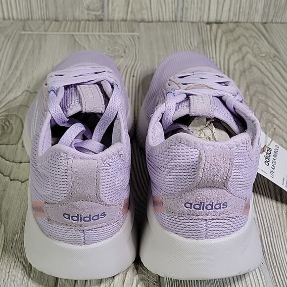 Adidas Lite Racer Rebold Purple Running Shoe Sneakers Womens 8 NEW - Picture 7 of 13